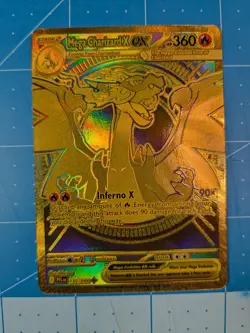 Mega Charizard X EX 130/094 Me02: Phantasmal Flames MHR Pokemon TCG English - Image 3