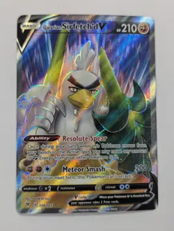 Galarian Sirfetch'd V (Full Art) 174/185 Swsh04: Vivid Voltage Holo Pokemon NM - Image 1