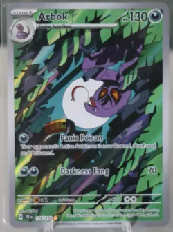 Pokemon TCG Temporal Forces #176/162 Arbok Illustration Rare - Image 1
