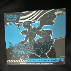 Pokemon Scarlet & Violet Black Bolt Elite Trainer Box Collectors Zekrom 2025 - Image 1