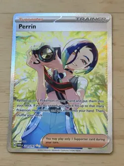 Perrin 220/167 Full Art Illustration Rare Pokemon TCG Twilight Masquerade NM/M - Image 1