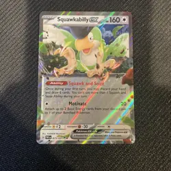 Squawkabilly EX 169/193 Ultra Rare Paldea Evolved Pokemon TCG Mint Condition - Image 1