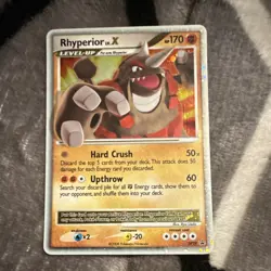 Pokemon Rhyperior LV.X Promo DP29 Diamond & Pearl Holo Rare English (2008) - Image 1