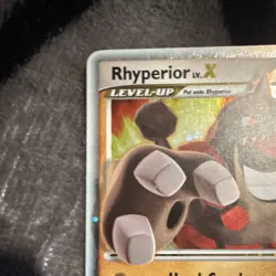 Pokemon Rhyperior LV.X Promo DP29 Diamond & Pearl Holo Rare English (2008) - Image 2