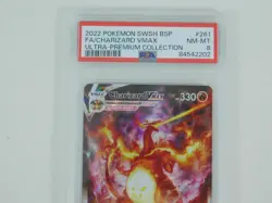 Charizard Vmax SWSH #261 Sword & Shield Ultra Premium Promo Pokemon PSA 8 - Image 2