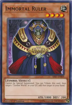 Immortal Ruler - SR07-EN009 - Common - 1st Edition - Lightly Played - Structure - Image 1