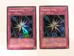 2x Shadow Spell SKE-041 1st Edition Super Rare LP - Image 1