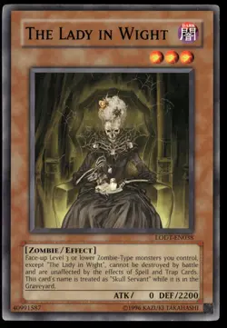 The Lady in Wight LODT-EN038 Common / Short Print Yu-Gi-Oh Unlimited Near Mint - Image 1