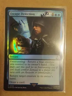 MTG Assassin's Creed *FOIL* U Escape Detection #0018 NM - Image 1