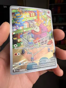 Pokemon Fuecoco Illustration Rare Full Art Holo Card Paldea Evolved 201/193 - Image 2