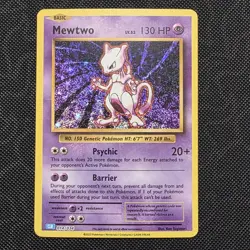 Pokemon Card - Mewtwo Pokemon TCG Classic 014/032 Holo CLB - Image 1