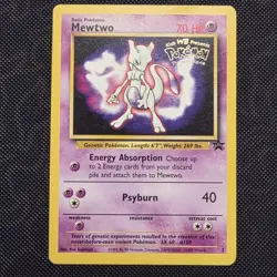 Mewtwo WB First Movie Black Star Promo card 3 MP - Image 1