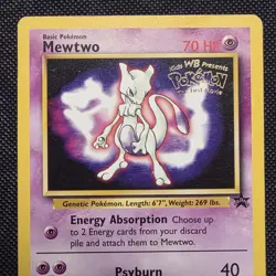 Mewtwo WB First Movie Black Star Promo card 3 MP - Image 2