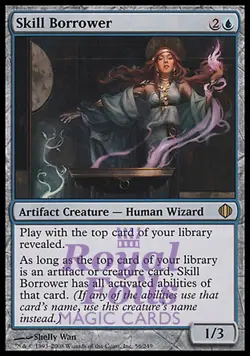 Skill Borrower 1x FOIL ALA MTG Shards of Alara Rare MINT blue artifact - Image 1