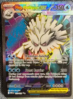 Pokemon Mega Abomasnow EX Holo 157/132 XY Ancient Origins Card. - Image 3