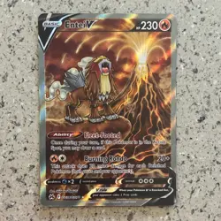 Entei V GG36/GG70 Crown Zenith Galarian Gallery Ultra Rare Full Art Holo Card - Image 1