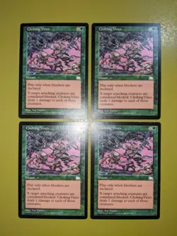 Choking Vines x4 Weatherlight 4x Playset Magic the Gathering MTG - Image 1