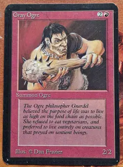 Mtg Alpha Gray Ogre - Image 1