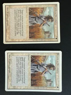 2x Swords to Plowshares Unlimited Edition Magic The Gathering - Image 1