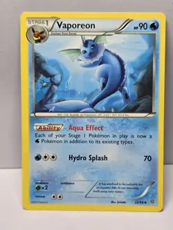 Pokemon TCG Vaporeon 22/98 Ancient Origins Uncommon Regular Card 2015 - Image 1