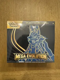 Pokemon Mega Evolution TCG Lucario Elite Trainer Box ETB New Factory Sealed - Image 1
