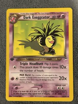 Dark Exeggcutor 1st Edition 33/105 Neo Destiny Regular Vintage Pokemon TCG NM - Image 1