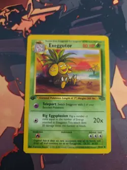 Pokemon TCG - Exeggutor 35/64 Mod Played Uncommon Jungle 1st Edition - Image 1