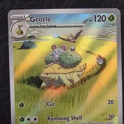 Grotle 164/162 | Illustration Rare | Temporal Forces | Pokemon TCG | NM - Image 2