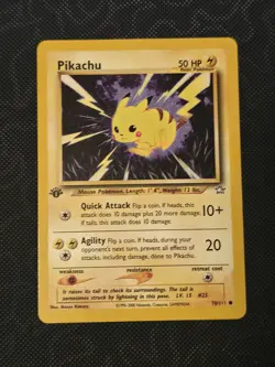 Pokemon TCG Pikachu Neo Genesis 1st Edition 70/111 NM/M - Image 1