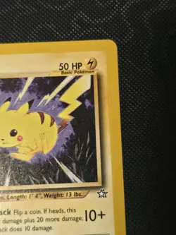 Pokemon TCG Pikachu Neo Genesis 1st Edition 70/111 NM/M - Image 3