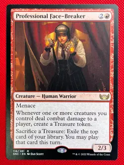 MTG 1X Professional Face-Breaker X1 Streets of New Capenna Magic - NM/MT - Image 1