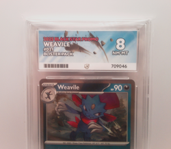 Weavile Black Star Promo 021 Near Mint Ace 8 Pokemon Slab - Image 2