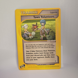 ✨ Pokemon TCG Town Volunteers Aquapolis 136/147 Uncommon Regular 2002 English - Image 1