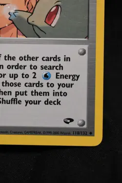 Misty's Tears 1st Edition 118/132 NM Gym Challenge Regular Uncommon Pokemon TCG - Image 4