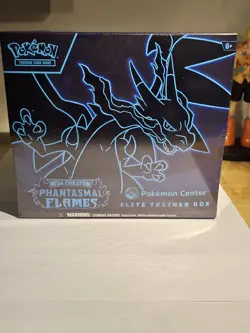 Pokemon TCG Phantasmal Flames Pokemon Center ETB SEALED - Image 1