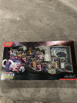 Pokemon Paldean Fates Great Tusk Ex & Iron Treads Ex Premium Collection Sealed - Image 1