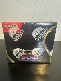 Pokemon Mega Evo PHANTASMAL FLAMES Booster Box Factory SEALED In Acrylic Box! - Image 2