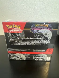 Pokemon Mega Evo PHANTASMAL FLAMES Booster Box Factory SEALED In Acrylic Box! - Image 4