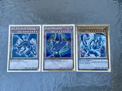 Blue-Eyes White Dragon + Dark Magician + Red-Eyes | Premium Gold Rares | YuGiOh! - Image 1