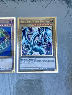 Blue-Eyes White Dragon + Dark Magician + Red-Eyes | Premium Gold Rares | YuGiOh! - Image 4