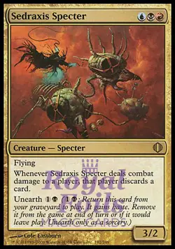 Sedraxis Specter 1x FOIL ALA MTG Shards of Alara Rare MINT blue black red - Image 1