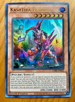 Yu-Gi-Oh! Kashtira Fenrir DABL-EN012 Darkwing Blast 1st Edition - Image 1