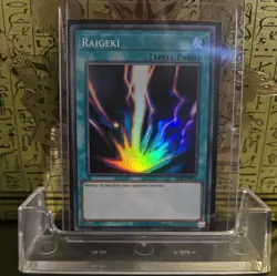 Yu-Gi-Oh LOB-EN053 Raigeki Super Rare - Image 1