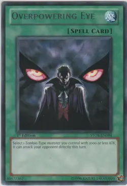 Overpowering Eye - STOR-EN094 - Rare - Unlimited Edition - Moderately Played - S - Image 1