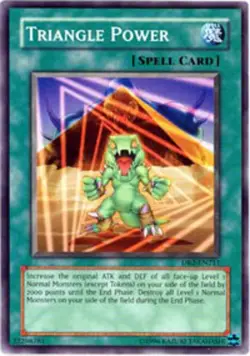 Triangle Power - DR2-EN211 - Common - Unlimited Edition - Heavily Played - Dark - Image 1