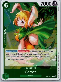 Carrot Extra Booster: One Piece Heroines Edition EB03-013 NM OP Card - Image 1