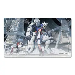 Gundam Table Playmat Aerial Suletta Mercury TCG CCG Pad Trading Card Game Mat - Image 1