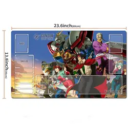 Gundam Playmat Shining God Gundam TCG CCG Pad Trading Card Game Mat Mousepad - Image 2