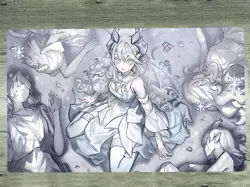 YGOmat Lady Labrynth of The Silver Castle Trading Card Game Playmat TCG CCG Mat - Image 1