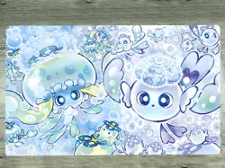 YGOmat Mulcharmy Fuwalos Purulia Trading Card Game Pad Table Playmat TCG CCG Mat - Image 1